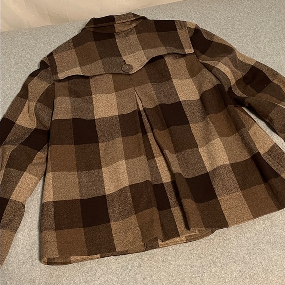 Liz Claiborne Brown Plaid Jacket - Picture 7 of 9